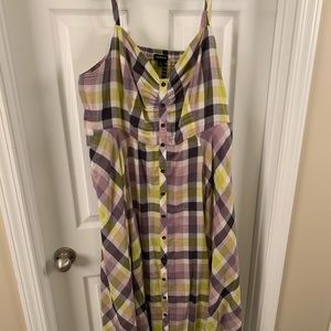 Torrid Plaid Midi Dress